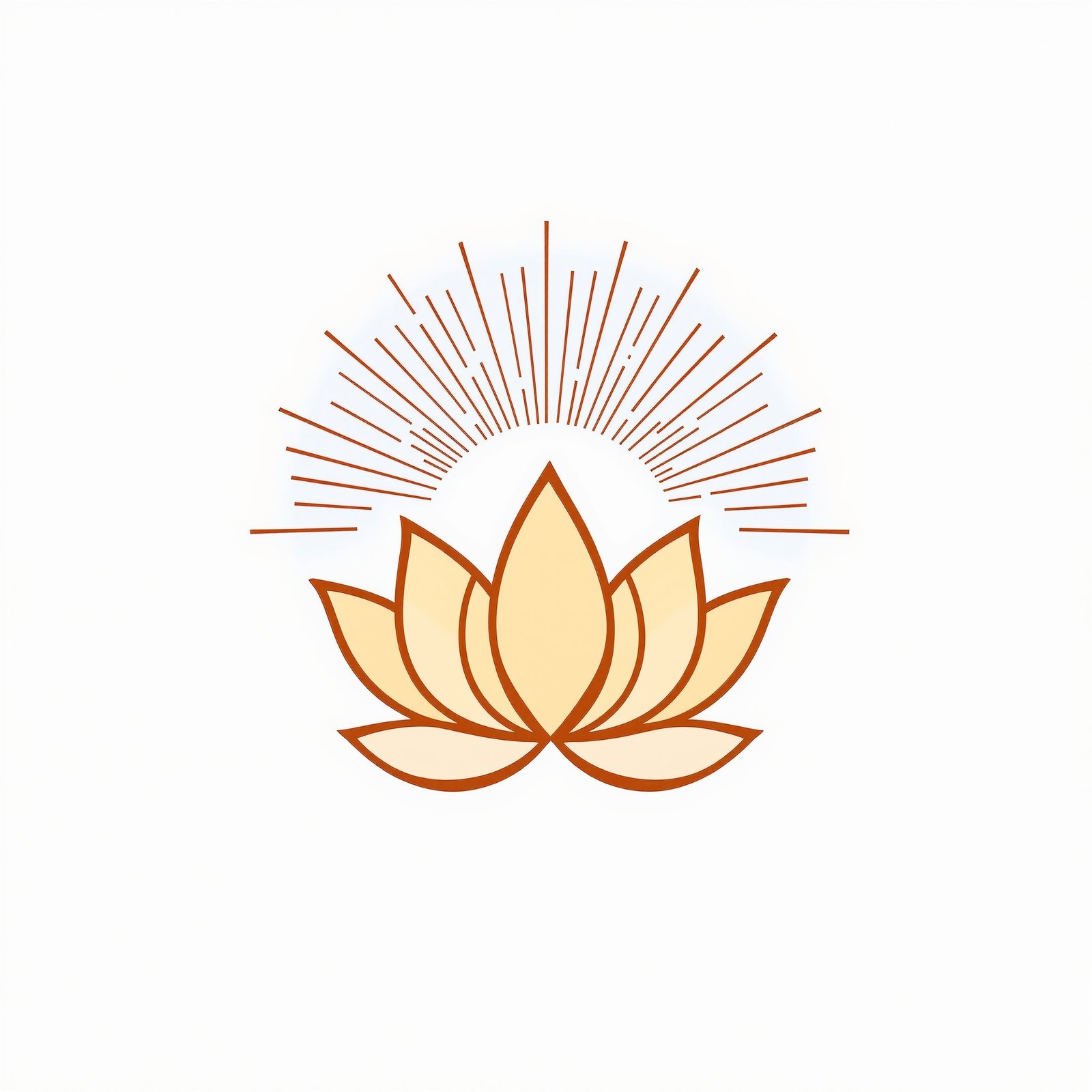 Logo de estudio de yoga minimalista