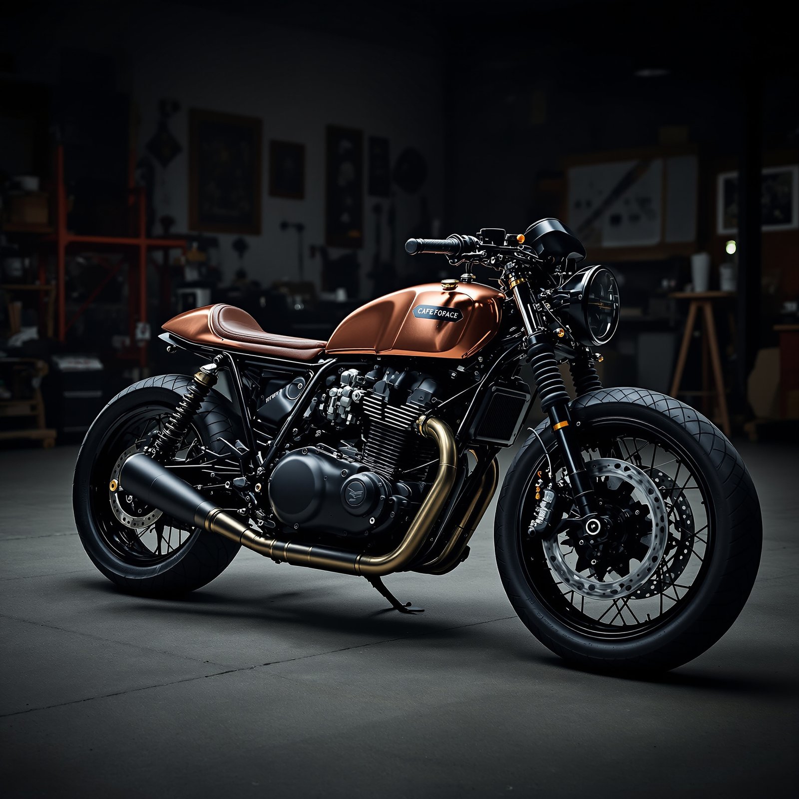 Moto cafe racer personalizada